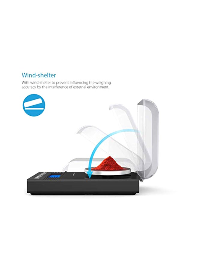 جيرينك ميزان رقمي احترافي بالملليجرام أسود - Image 3