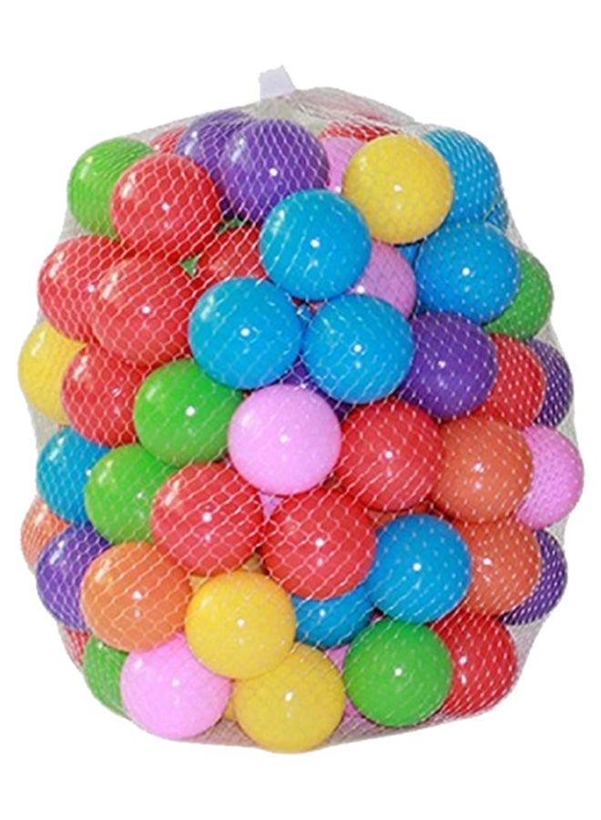 كابتين مجموعة كرات لعب ملونة 100 قطعة 2.1 x 2.1بوصة - Image 1