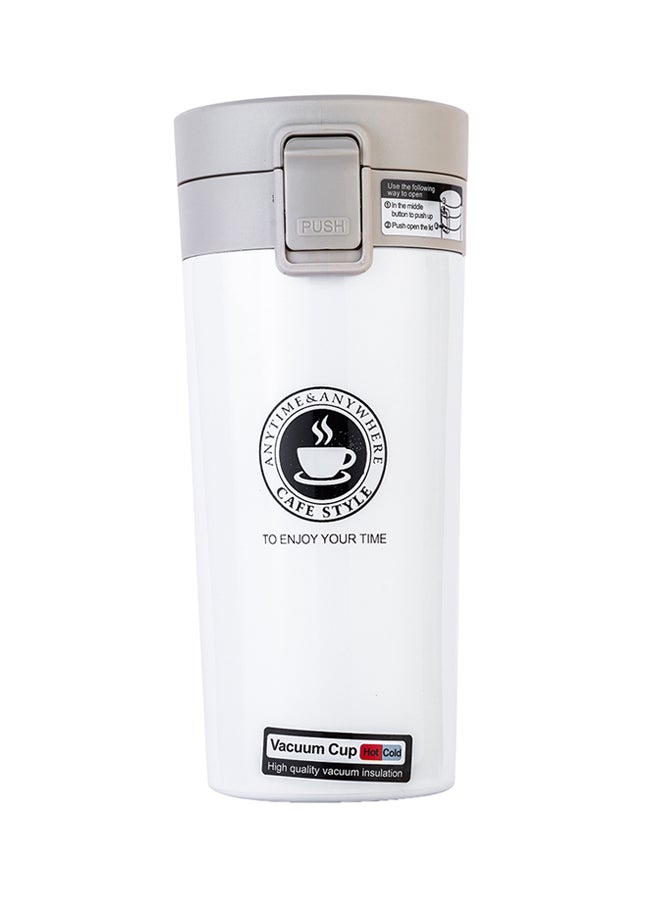 مارزو مج قهوة مفرغ من الهواء أبيض 380ملليلتر