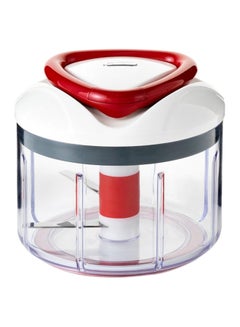 Easy Pull Food Processor 0.7 L ZS-910015 White/Clear/Red