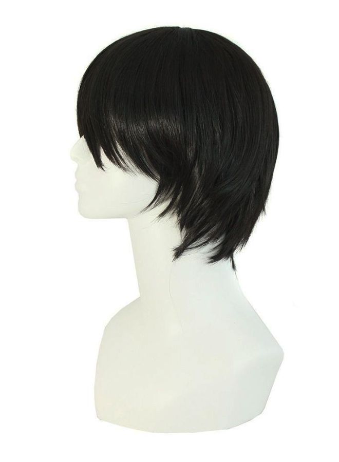 Synthetic Natural Short Straight Hair Wig Black - v1581582764/N33574800A_2