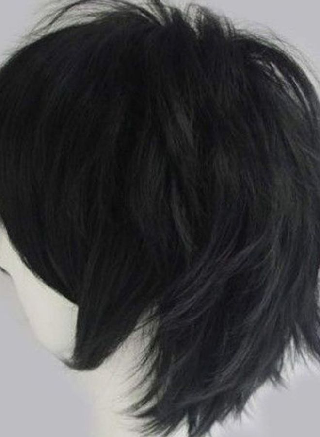 S-noilite - Japanese Anime Cosplay Short Hair Wig Black - Image 1