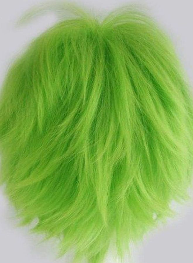 S-noilite - Lace Front Synthetic Short Straight Wig Green - Image 1
