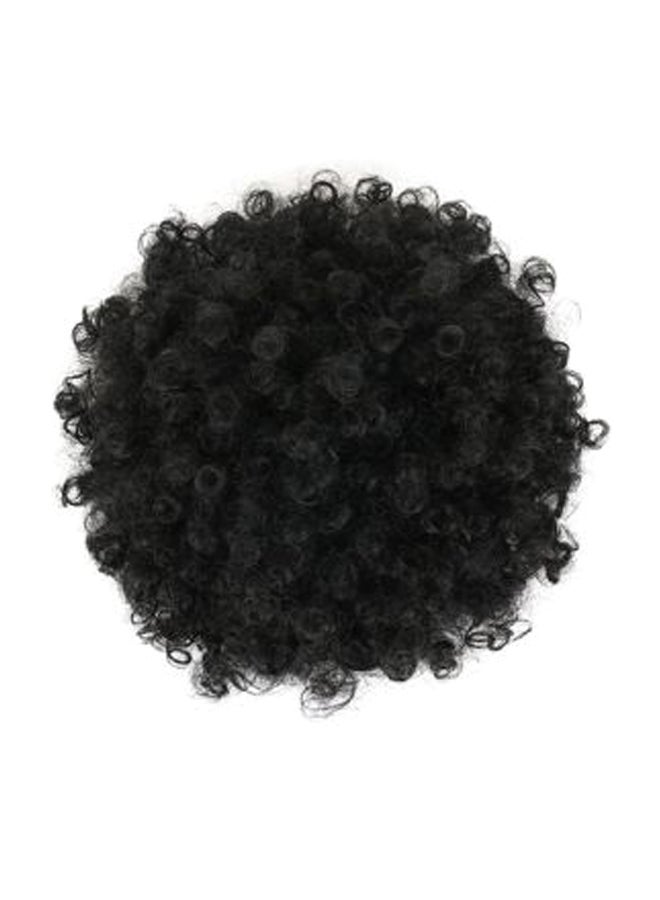 كريس شعر مستعار قصير مجعد بنمط أفريقي أسود