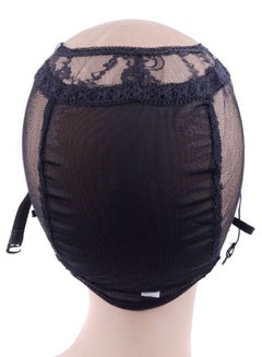 yantaisiyu Adjustable Strap Glueless Wig Cap Black  - Image 2