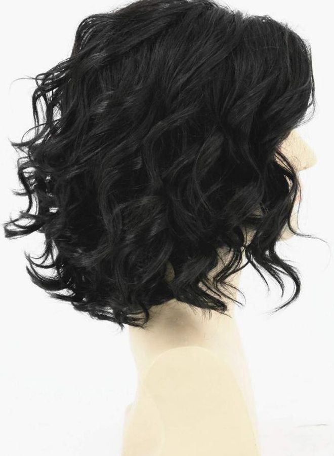 Topcosplay Short Synthetic Wig Black  - Image 2
