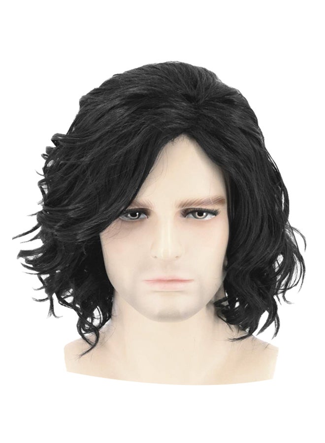 Topcosplay Short Synthetic Wig Black  - Image 1