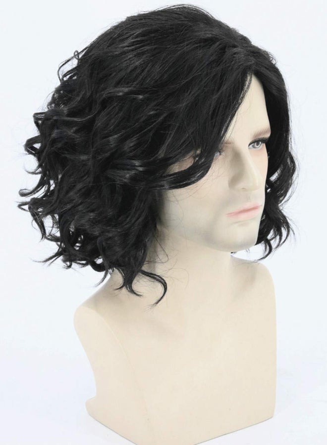 Topcosplay Short Synthetic Wig Black  - Image 3