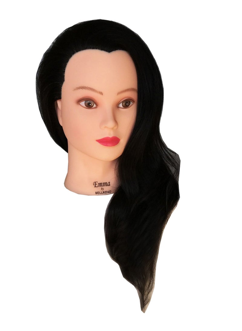 BELLRINO - Cosmetology Hair Mannequin Training Head Black 24inch - Image 1