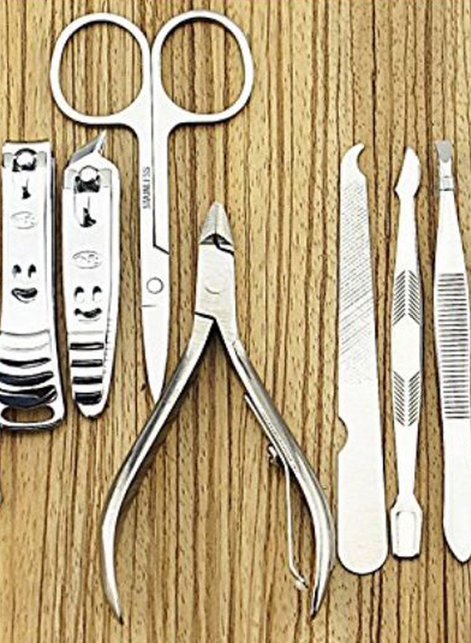 12-Piece Manicure And Pedicure Set Silver - Image 3