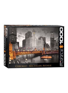 eurographics 1000-Piece Chicago Michigan Avenue Jigsaw Puzzle 6000-0658  - Image 1
