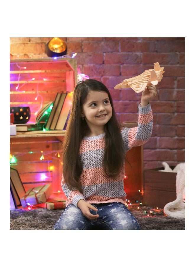 Puzzled 35-Piece F15 Fighterplane Woodcraft Construction Kit 1001 - Image 2