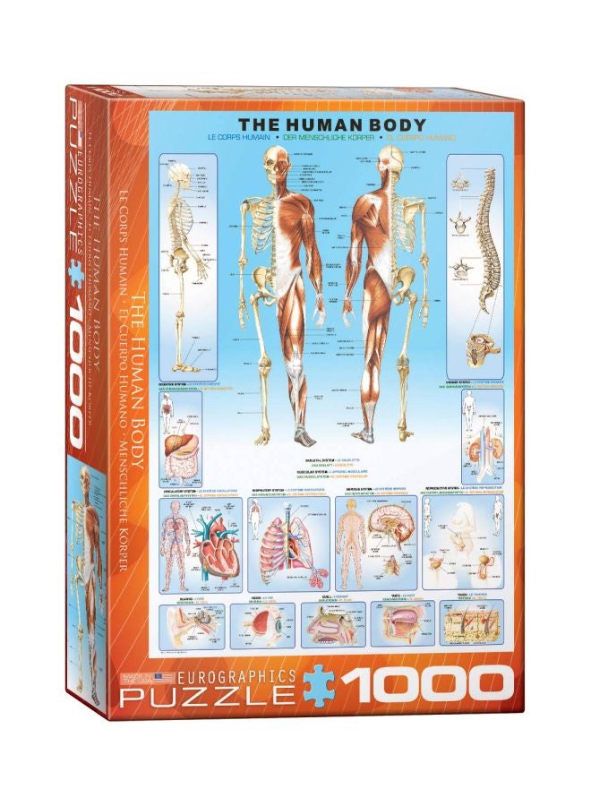 eurographics 1000-Piece The Human Body Jigsaw Puzzle 6000-1000 - Image 1