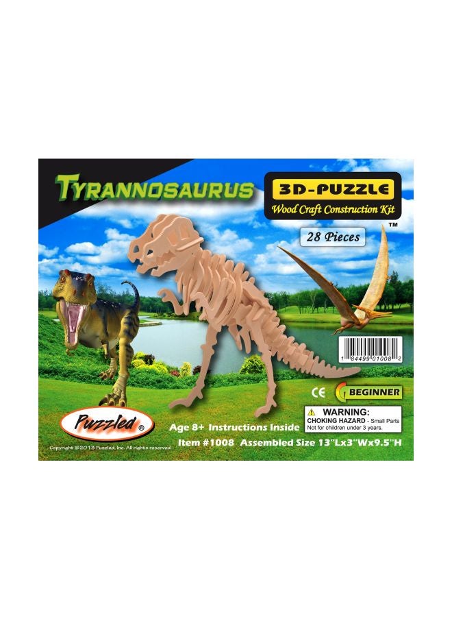 Puzzled 28-Piece Tyrannosaurus 3D Puzzle 238006  - Image 2