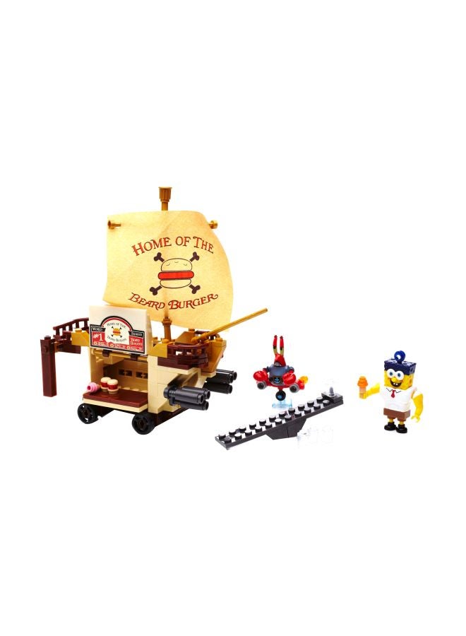 ميجا بلوكس طقم لعبة تركيب ’مواجهة سبونجبوب برجرموبايل" طراز CND25 من 258 قطعة CND25 أكبر من 5 سنوات - Image 1