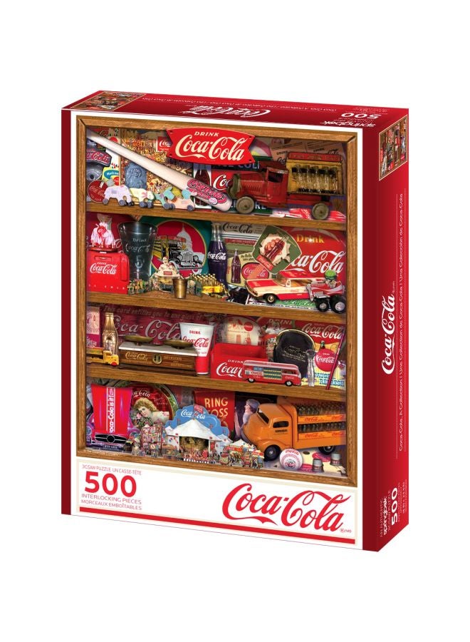 مجموعة أحجية تركيب صور مقطعة من سلسلة درينك كوكاكولا من 500 قطعة طراز 33‎-01517