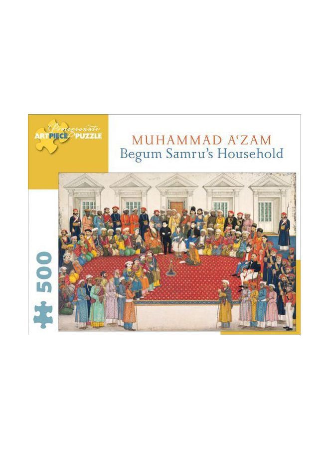 500-Piece Muhammad A'zam Begum Samru's Household Jigsaw Puzzle AA743