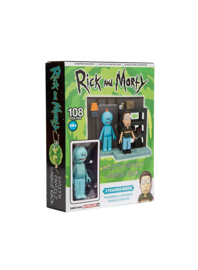 McFarlane Toys 12872-7 108-Piece Rick And Morty Smith Garage Rack Small Construction Set 12872-7 108 8+ Years - Image 2