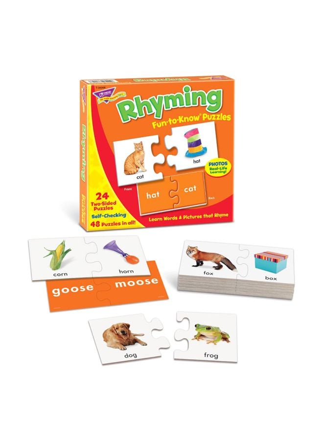 48-Piece Rhyming Fun-To-Know Jigsaw Puzzle T36009 - v1581583584/N34395511A_2