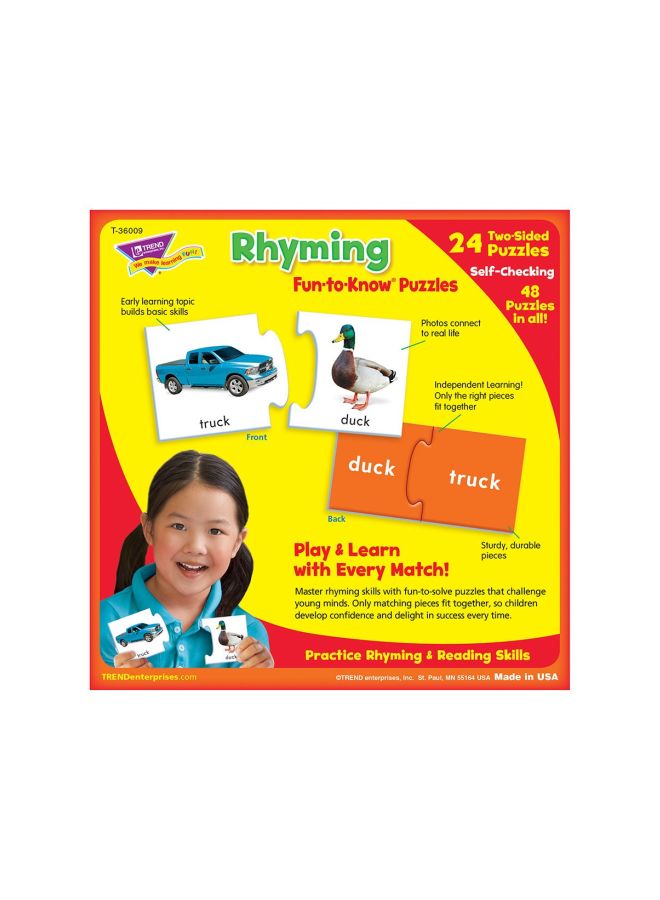 48-Piece Rhyming Fun-To-Know Jigsaw Puzzle T36009 - v1581583584/N34395511A_3