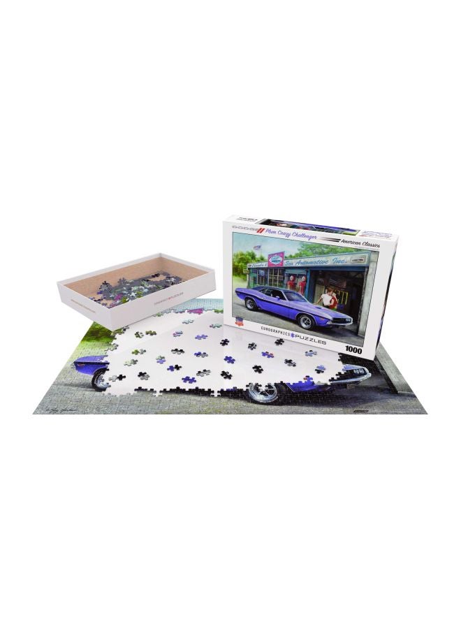 يورو جرافيكس أحجية تركيب الصور المقطعة بتصميم تشالنجر المجنون على شكل برقوق مكونة من 1000 قطعة طراز 6000-0985 - Image 1