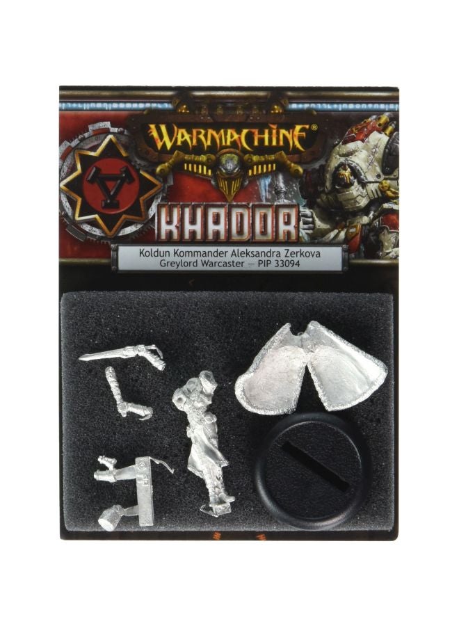 Privateer Press Warmachine Khador Kommander Aleksandra Zerkova Model Kit PIP33094  - Image 1