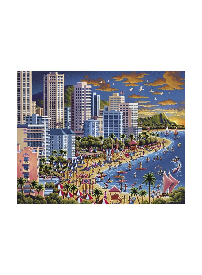 Dowdle 500-Piece Waikiki Jigsaw Puzzle 171 - Image 2