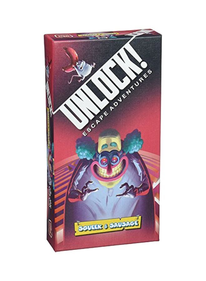 Asmodee 60-Piece Unlock: Squeek And Sausage Card Game Set NLK02  - Image 2