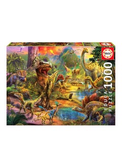 EDUCA 1000-Piece Land Of The Dinosaurs Jigsaw Puzzle Set 17655  - Image 1