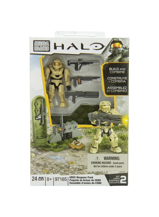 Mega Bloks - 97165 24-Piece Halo UNSC Weapons Building Set Toy 97165 8+ Years - Image 1
