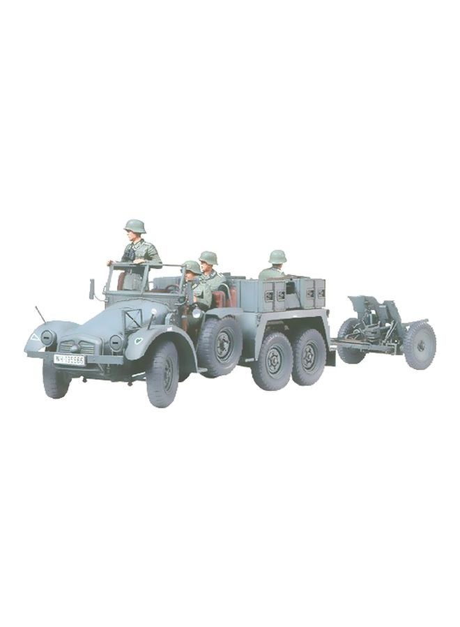 Tamiya Models - Krupp Protze Towing Truck With Pak Model Kit TM35259 - Image 1