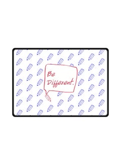 Be Different Printed Gaming Mouse Pad White