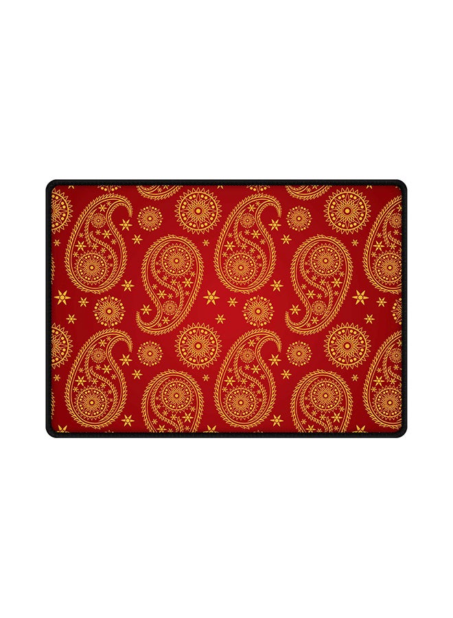 Stylizedd Indian Bride Printed Mouse Pad With Non Slip Rubber Base Red