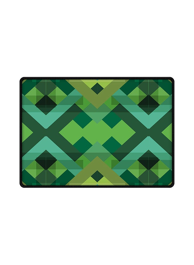 ستايلايزد لوحة ماوس مضادة للانزلاق وبقاعدة مطاطية ومزينة بطبعة أخضر