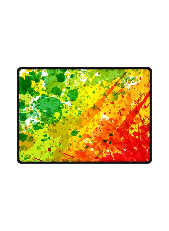 Stylizedd Tropical Splash Mouse Pad With Non Slip Rubber Base Multicolour