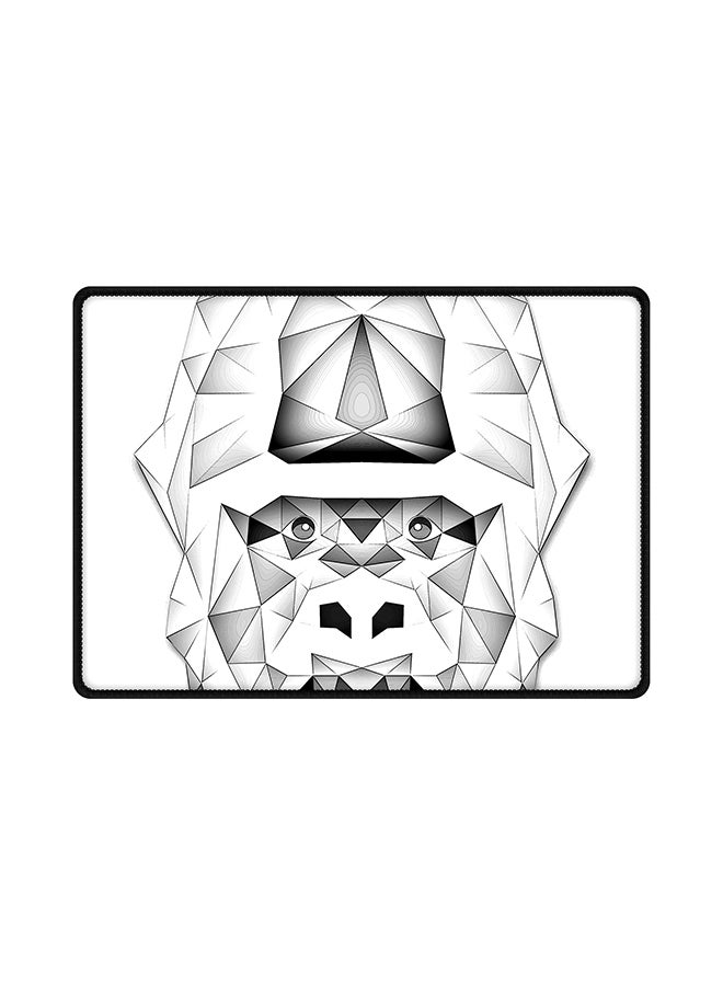Stylizedd Poly Ape Mouse Pad White/Grey