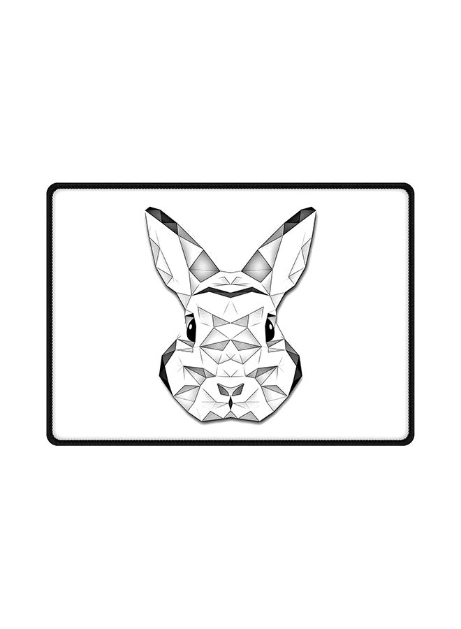 Stylizedd Poly Bunny Mouse Pad Multicolour