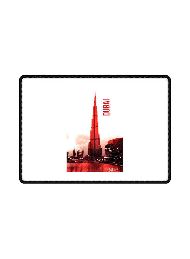 Stylizedd Dubai The Burj Printed Gaming Mouse Pad Multicolour 