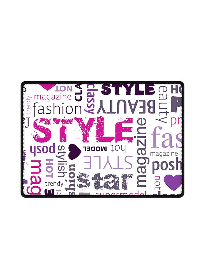 Stylizedd Fashion Statement Printed Gaming Mouse Pad Multicolour 
