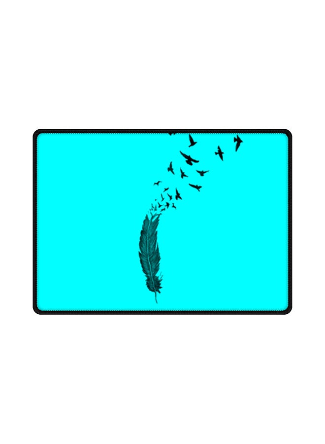 ستايلايزد لوحة ماوس مضادة للانزلاق وبقاعدة مطاطية ومزينة بطبعة أزرق