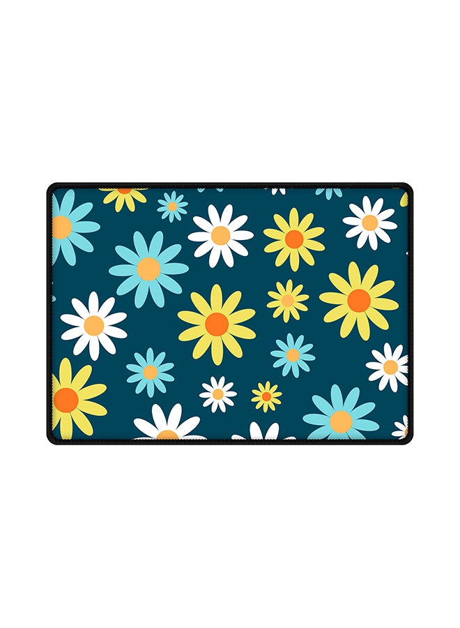 Stylizedd Pick A Daisy Designed Rubberized Mouse Pad Multicolour