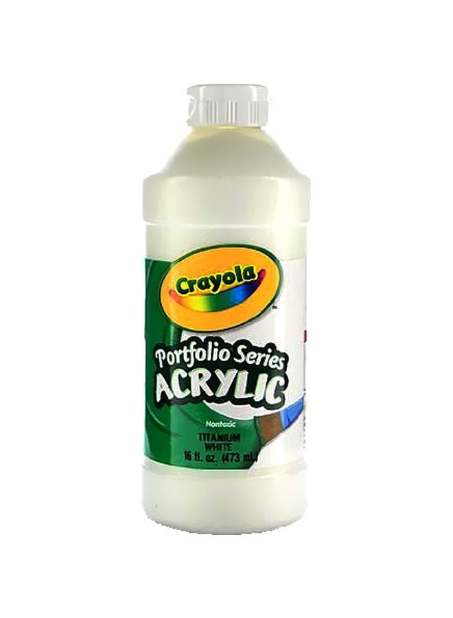 كرايولا طلاء أكريليك بورتفوليو سيريس طراز ‎20‎-4016-432‎ أبيض تيتانيوم