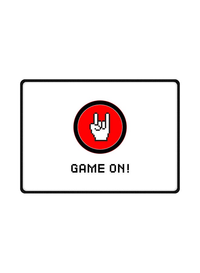 Stylizedd Game On Printed Gaming Mouse Pad White