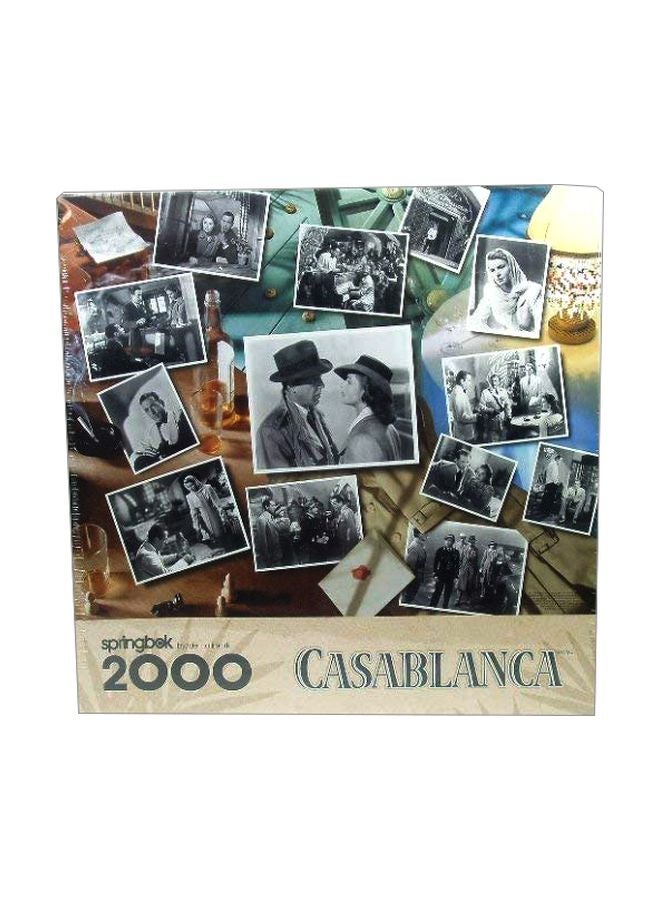 مجموعة أحجية تركيب الصور المقطعة بنمط فيلم "Casablanca" من 2000 قطعة