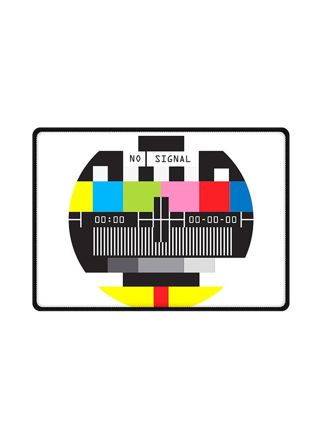 Stylizedd No Signal Tv Mouse Pad Multicolour