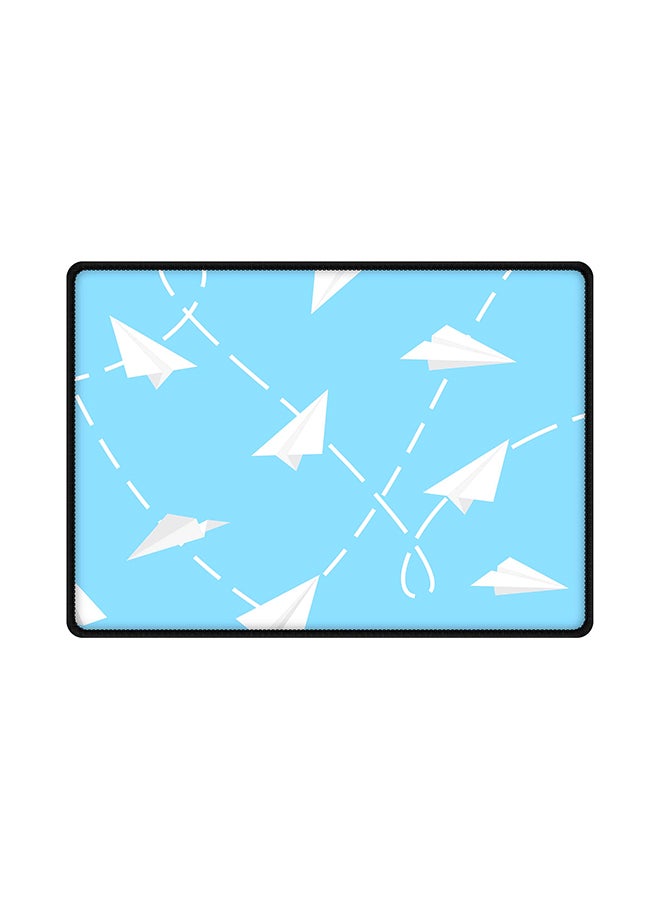 Stylizedd Paper Planes Designed Rubberized Mouse Pad Multicolour