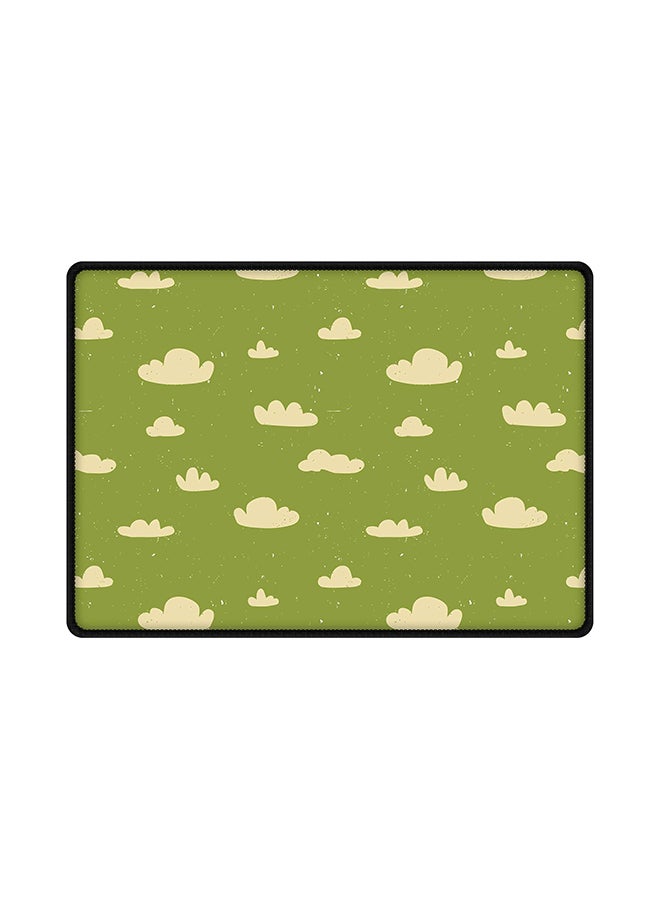 Stylizedd Wandering Clouds Printed Non-Slip Mouse Pad Multicolour