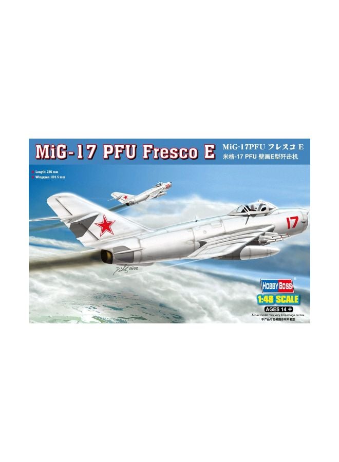 Hobby Boss MiG-17 PFU Fresco E Airplane Model Building Kit HY80337 - Image 2