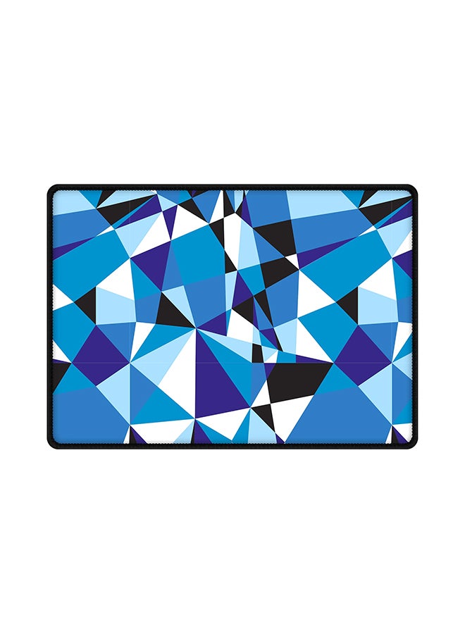 ستايلايزد لوحة ماوس بقاعدة مطاطية ومزينة برسمة منشور كريستالي متعدد الألوان