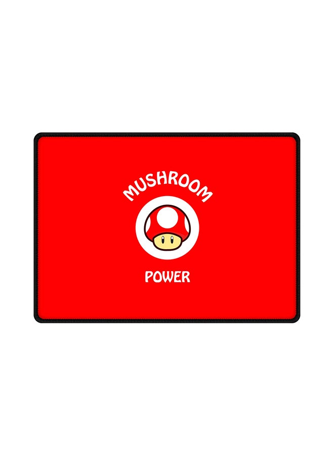 Stylizedd Mushroom Power Printed Rubber Base Mouse Pad Multicolour